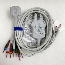 New for Mindray R12 12-lead ECG Machine Lead Cable Banana EC6408 040-001642-00