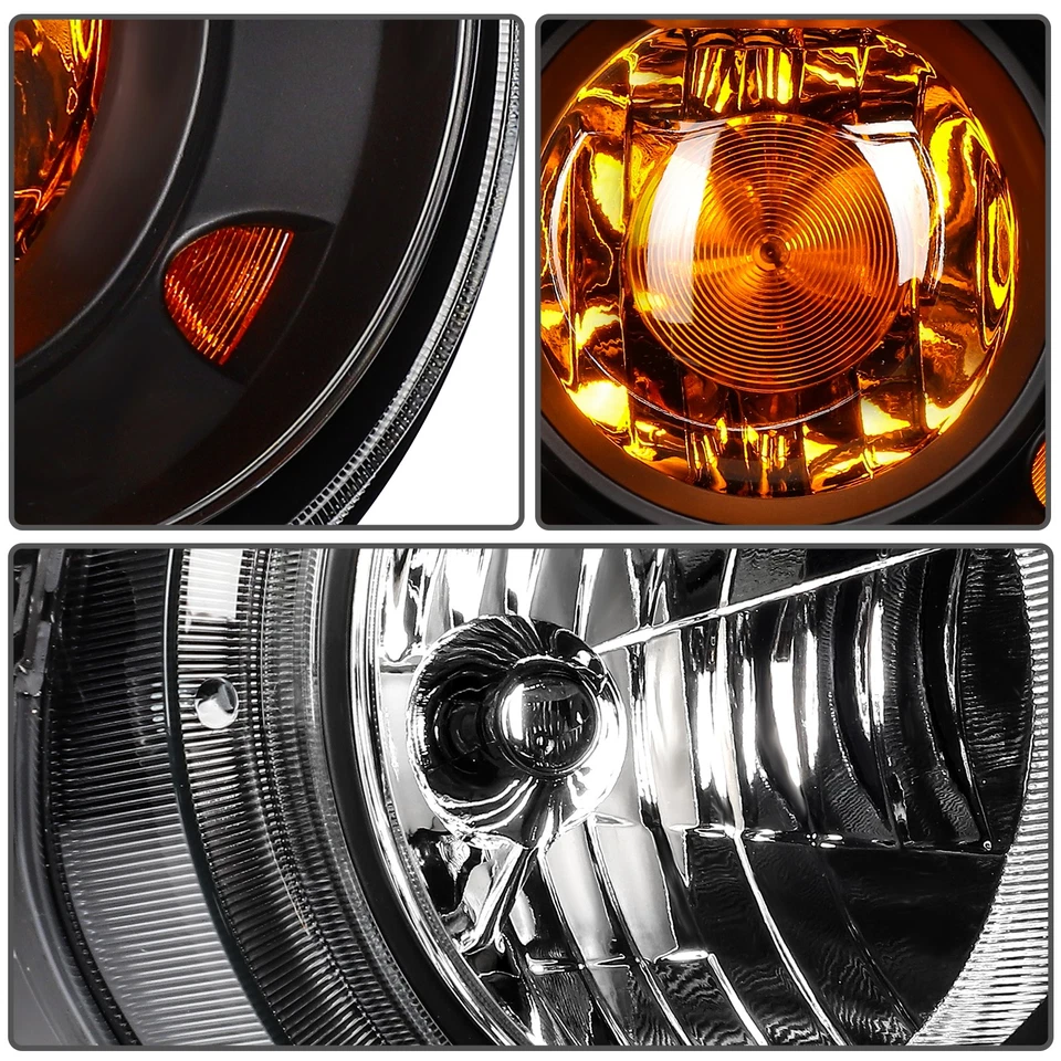 [2pcs/Pair] For 2008-2014 Dodge Challenger Coupe 2-Dr Headlights Headlamps Assy - Image 3 of 4