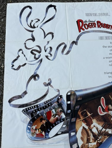 Poster film vintage 1988 chi ha incorniciato Roger Rabbit - immagini Touchstone - Foto 3 di 8