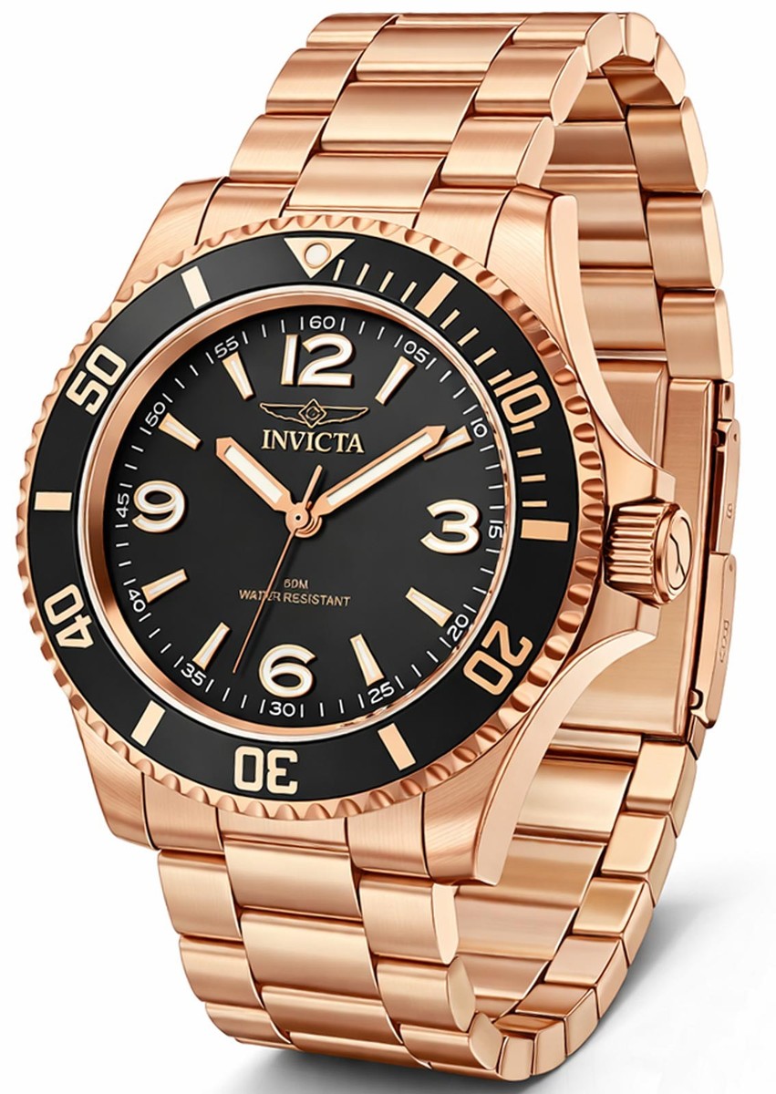 Invicta 69721 Specialty Rowan Men's Blue Analog Watch Rose Gold