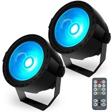 LED Par Stage Light 30W COB Wash Lights RGB 3in1 with Remote and DMX Control ...