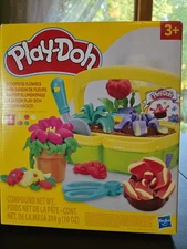 Play Doh Blooming Flower Garden Toy Playset Nature Pretend Play Kids Arts Craft