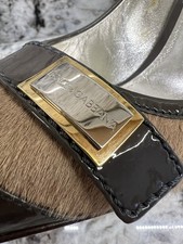 Rare~ New Dolce & Gabbana Beige Pony-style calfskin Leather Heel Pump 41/11