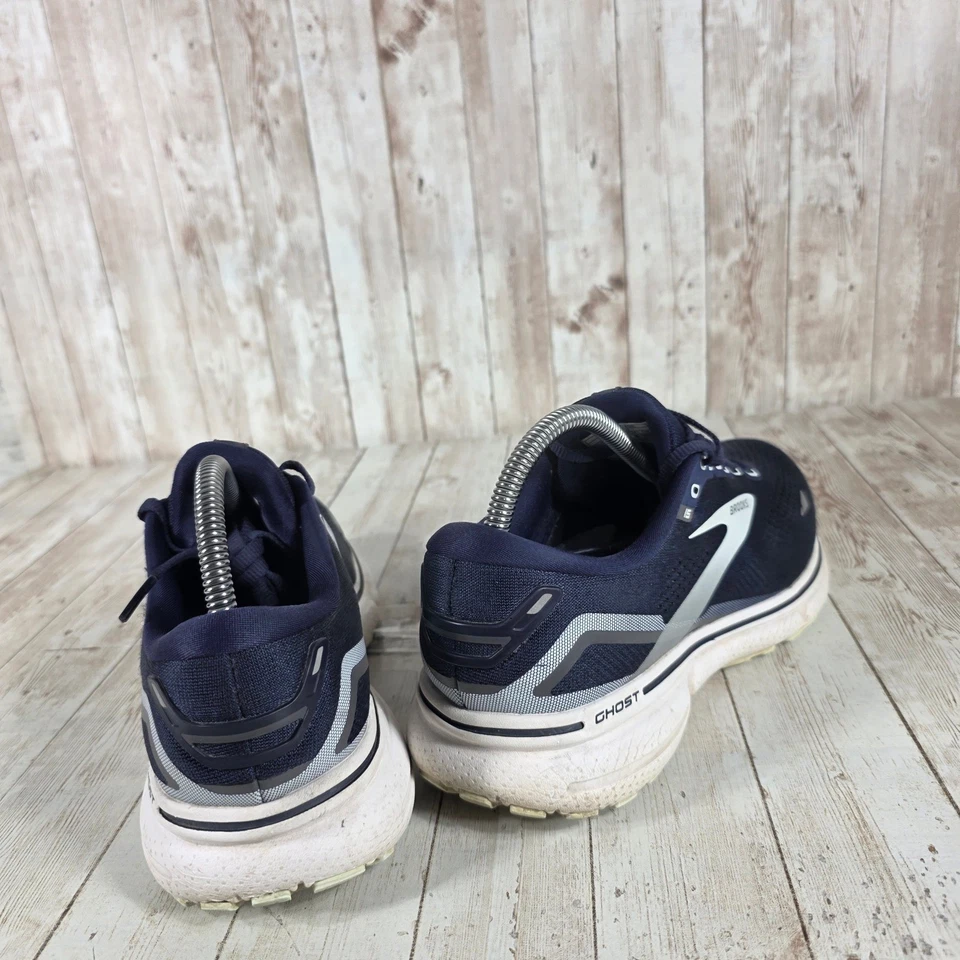 Brooks Ghost 15 Women's Running Shoes Navy Blue Size 8 Wide D Athletic Sneakers - Image 3 of 4
