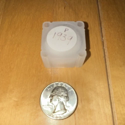 Rare, hard to find 1939P Washington Quarter 25C Silver Uncirculated 40 Coin Roll