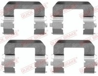 Quick Brake ZubehöRsatz, Scheibenbremsbelag Vorne Hinten FüR KIA MERCEDES-BENZ