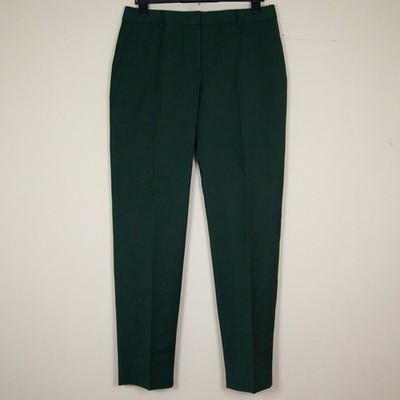 Paul Smith Damen grün 100 % Wolle plissiertes Bein Soho Fit Smart Hose W32 L31