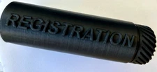 Nifty Registration Holder For ATV & UTV Starcycle REG-BLK-CON
