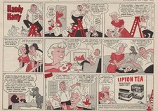 Lipton Tea Brisk Flavor Never Flat Vintage Print Ad 1950 u Original