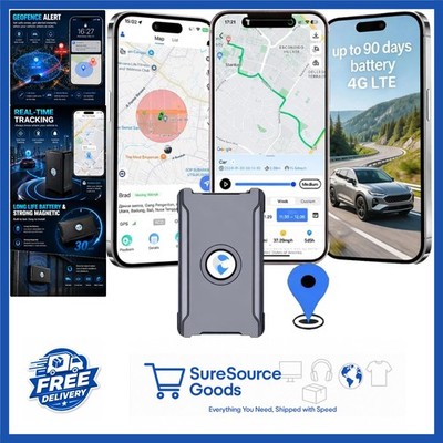 Long Battery Life GPS Tracker for Vehicles 6000mAh Magnet Tracker Subscription