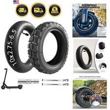 10x2.75-6.5 Scooter Tire Replacement 10 Inch Tire And Tube Set Thickened No...