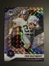 2021 Panini Mosaic Fred Biletnikoff #105 Prizm Oakland Raiders