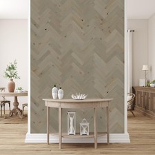 100 Wood Wall Planks - Made in USA - Peel-and-Stick Panels for Interior Deco...