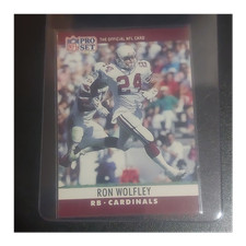Pro Set 1990 Ron Wolfley #264 Arizona Cardinals Base Set Football Card
