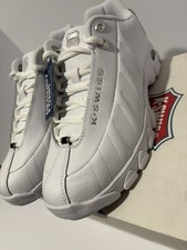Brand New -( size 9) K-Swiss ST329 CMF - Mens Shoes - White Black Silver