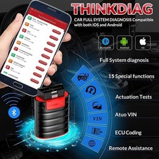 Diagnostica Auto Thinkdiag Scanner Sistema Completo Bidirezionale Bluetooth - Miniatura 3