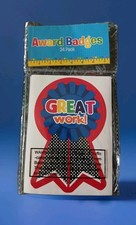 NEW Vintage 2012 Great Work Award Badges Reward Stickers NIP 24 PACK HTF RARE