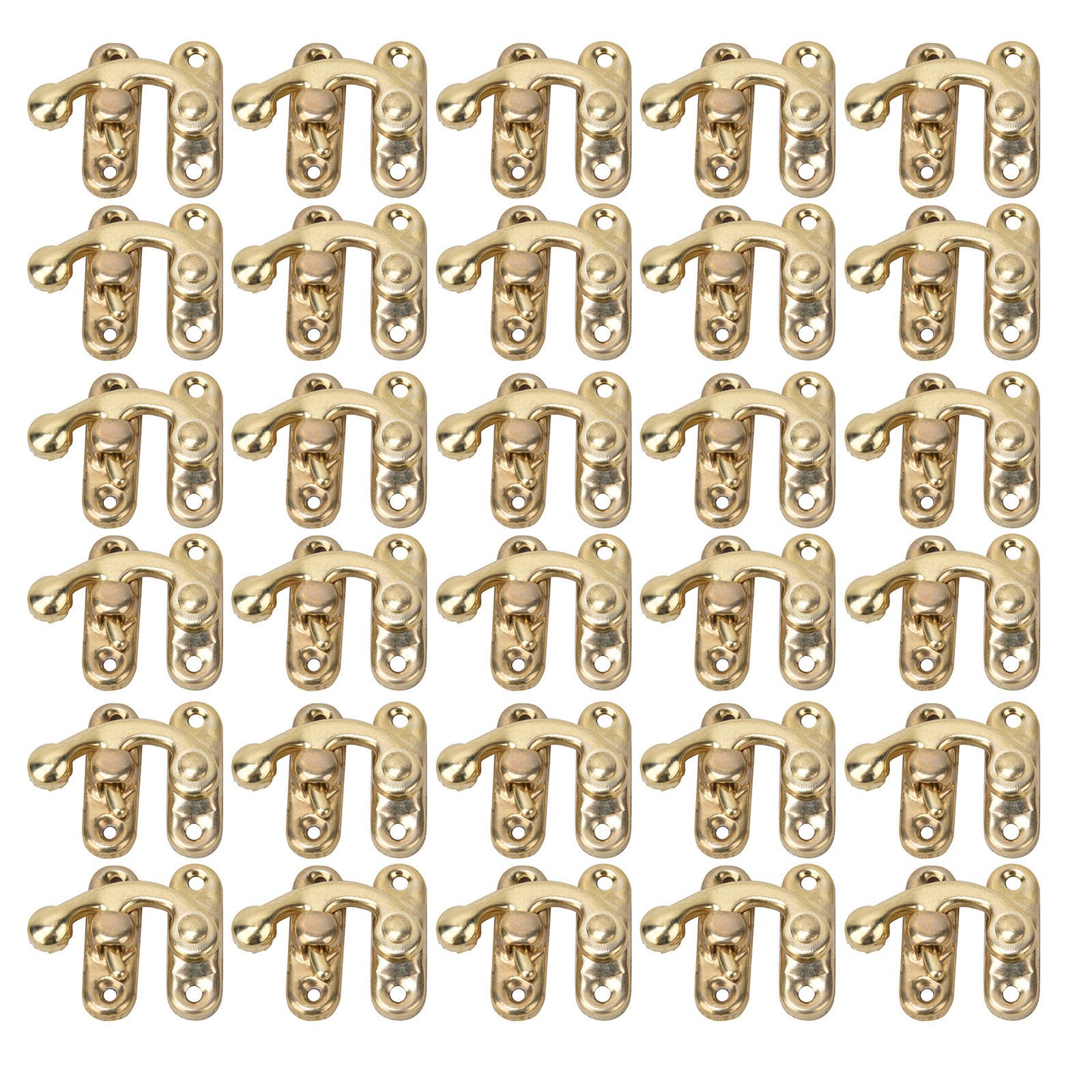 30 Pcs Hasp Hook Retro Style Iron Latch Hook Hasp For Jewelry Gift Boxes 3 KRI✈️