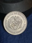 1963 Colombian 50 Cent Coin In Great Condition — photo 4
