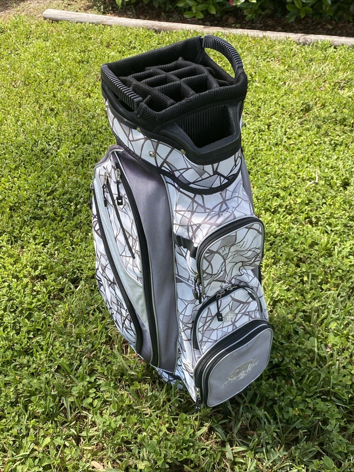 Women's Glove It 14-Way Gray Ladies Golf Cart Bag Light Weight - Image 2 of 4