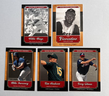 2001 Upper Deck Legends – 5-Card Lot – Willie Mays & Roberto Clemente HOF