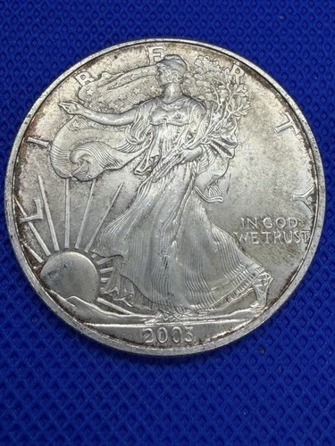 2003 U.S. American Eagle Walking Liberty 1oz Fine Silver Dollar Coin