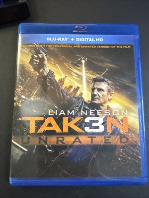 Taken 3 (Blu-Ray  2015) Unrated Edition Liam Neeson