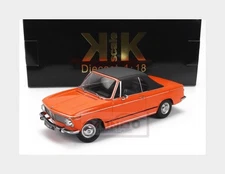 1:18 KK SCALE Bmw 1600-2 Cabrio Orange 1968 With Removable Soft-Top KKDC181101 M