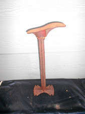 VINTAGE HEAVY CAST IRON SHOE SHINE STAND FOOT REST-COBBLER STAND 24x8x4 in- XX43