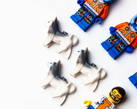 LEGO Arctic Minifigure Lot - Polar Bear Husky Dogs - Base Camp - 60036 (brr
