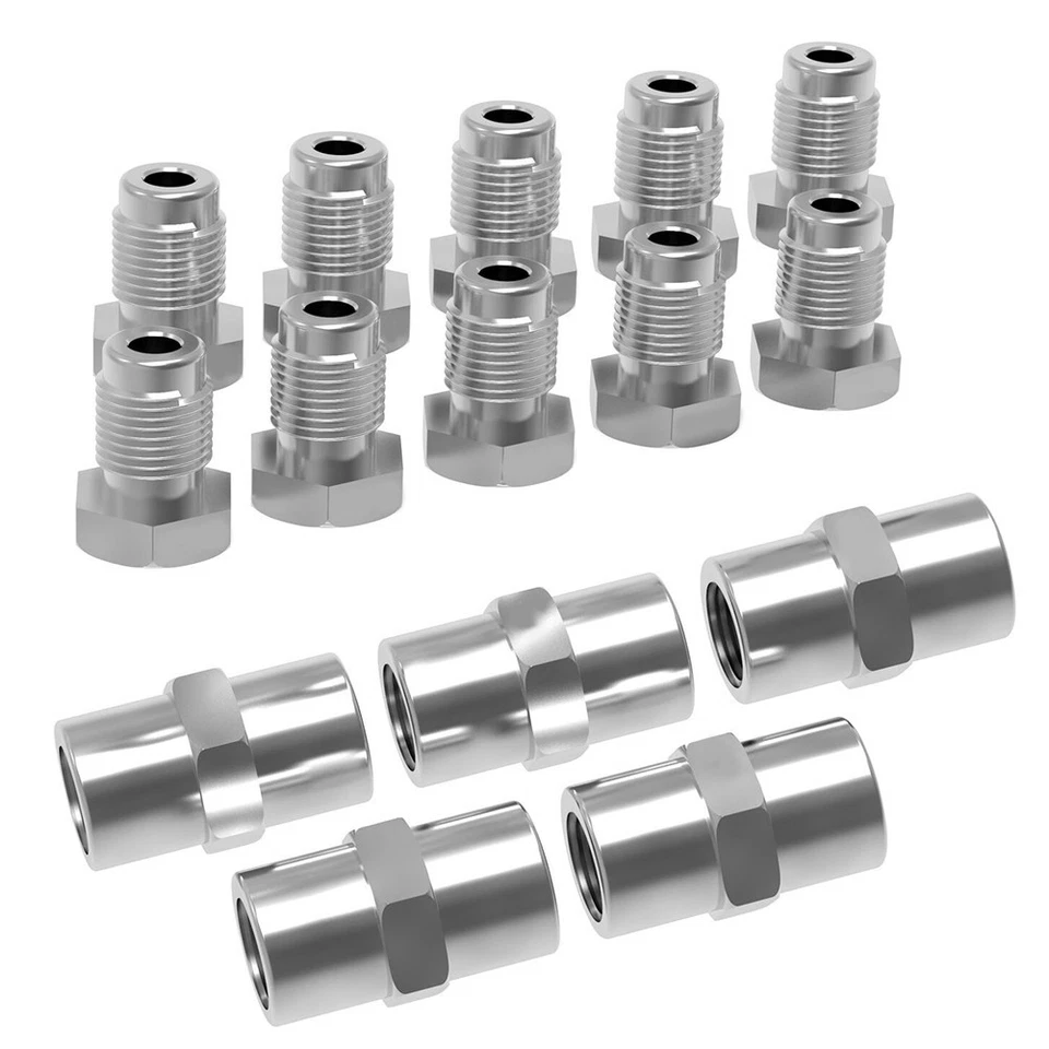 Practical Brake Line Plastic Coated Secure Connections Easy Installation - Image 2 of 4