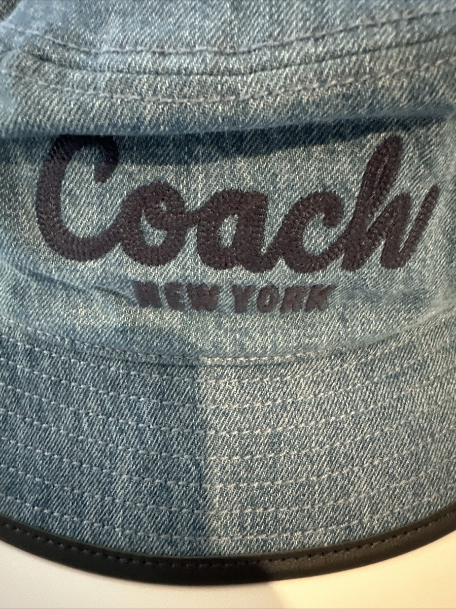 coach バケハ　デニム COACH Women's 1941 Embroidered Denim Bucket Hat - Macy's