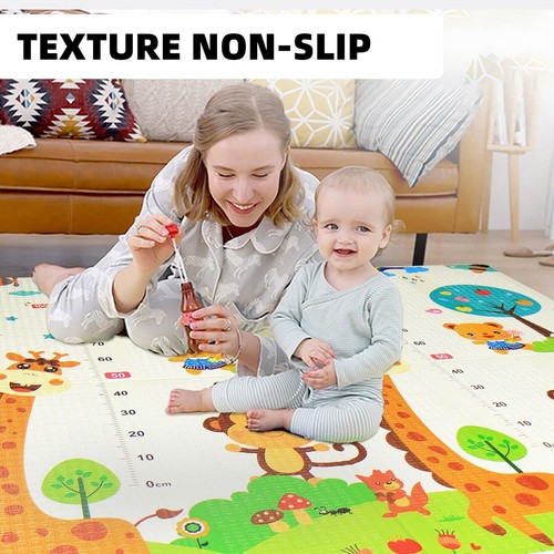 Krabbelmatte 196x176cm Spielmatte Baby Faltbar Spielunterlage Wasserdicht - Bild 2 von 4