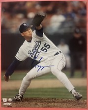 Kevin Appier SIGNED Kansas City Royals 8x10 color photo - RARE- Royals HOF