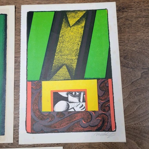 Christoph Meckel Art Prints Lot Signed German 8.5"×11" - Picture 4 of 11