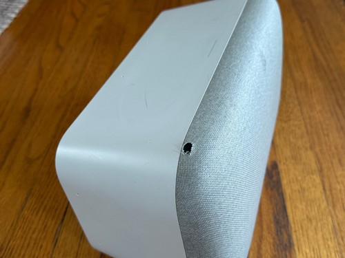 Google Home Max - Smart Speaker with Google Assistant - Chalk GA00222 UG - EUC! - Picture 3 of 5