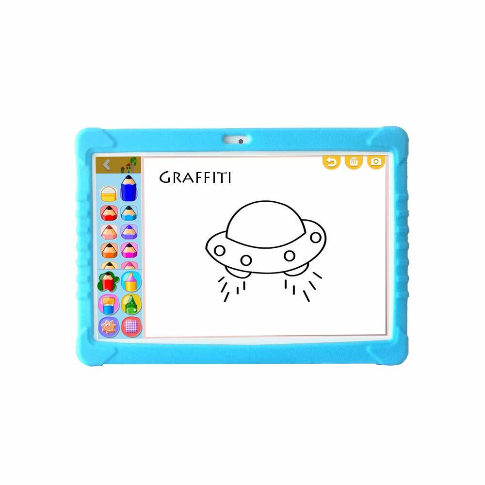 Tablette Enfant SANNUO 10.1 Pouces - Android, 3G+WiFi, 16 Go, Apps éducatives, Parfaite Pour Les Petits