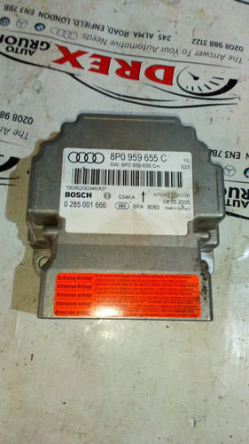 2004 205 Audi A3 8P Airbag Crash Control Module ECU 8P0959655C