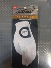 NEW Model Titleist Players Leather Golf Glove - White X-Large Men's Left 24