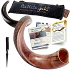 HalleluYAH Original Kosher Half-Polished Kudu Shofar From Israel