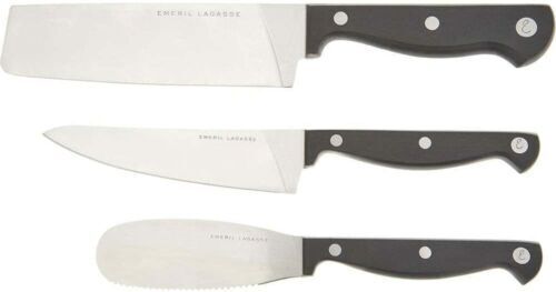 Emeril Lagasse 8-Piece 4.5” Stainless Steel Steak Knife Set - Slice  Effortlessly through Fruits, Meats, & Veggies