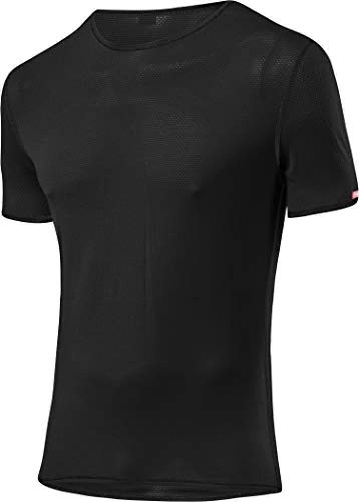 (TG. 50) Löffler HR. Shirt KA TRANSTEX Light, T Uomo, Nero, 50 - NUOVO