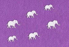 ELEPHANT FAMILY cute die cuts scrapbook cards