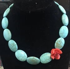 ZAD Faux Turqouise Necklace