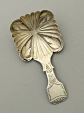 Taylor & Perry English Sterling Tea Caddy Spoon Large Bowl 1825