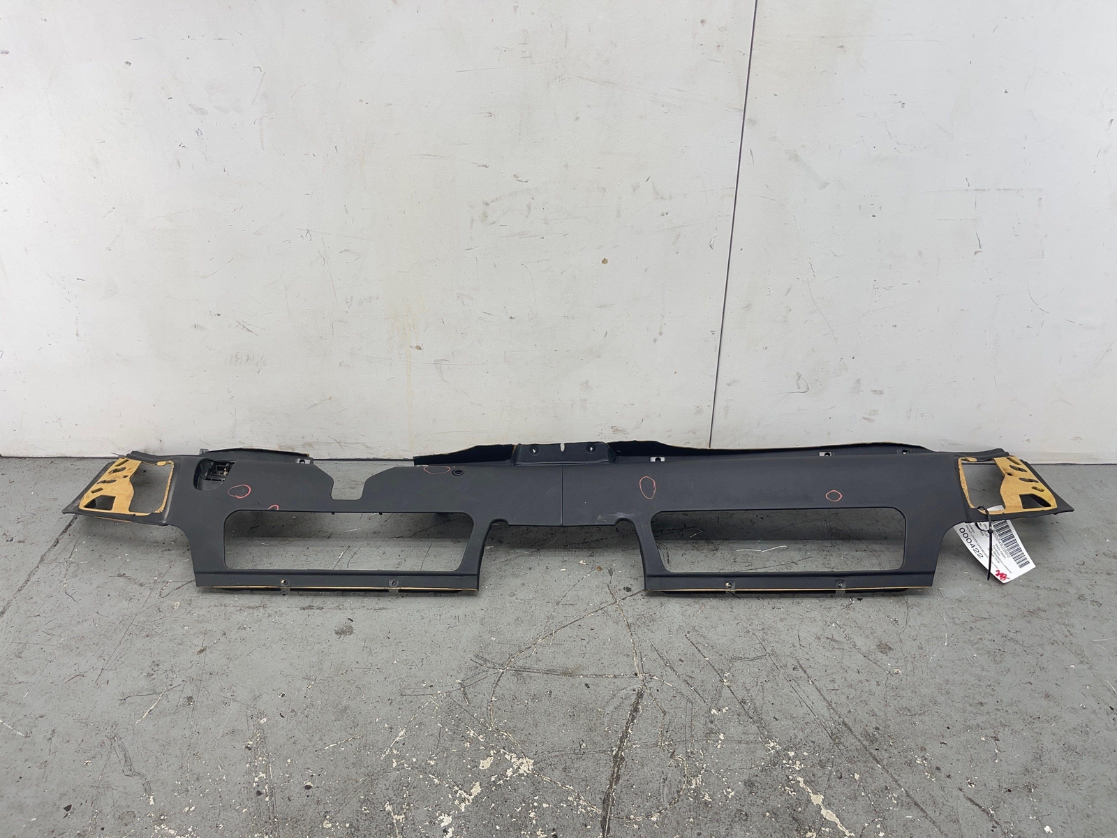 2020-2023 MCLAREN GT FRONT LOWER DASHBOARD TRIM PANEL COVER BLACK LEATHER OEM