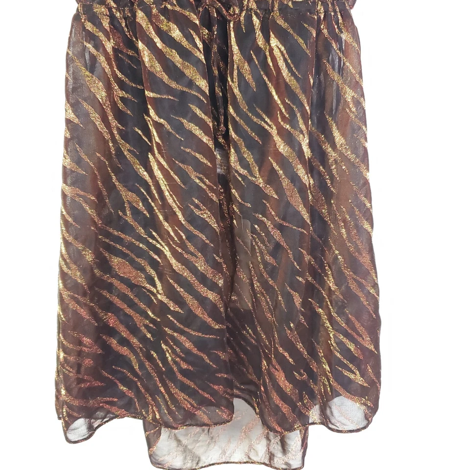 Cliche Top Womens M Babydoll Mesh Sheer Grunge Y2K Empire Waist New Bows Tank - Image 4 of 4