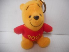 Vintage Disney Winnie The Pooh Stuffed Winnie The Pooh With Zipper Keychain