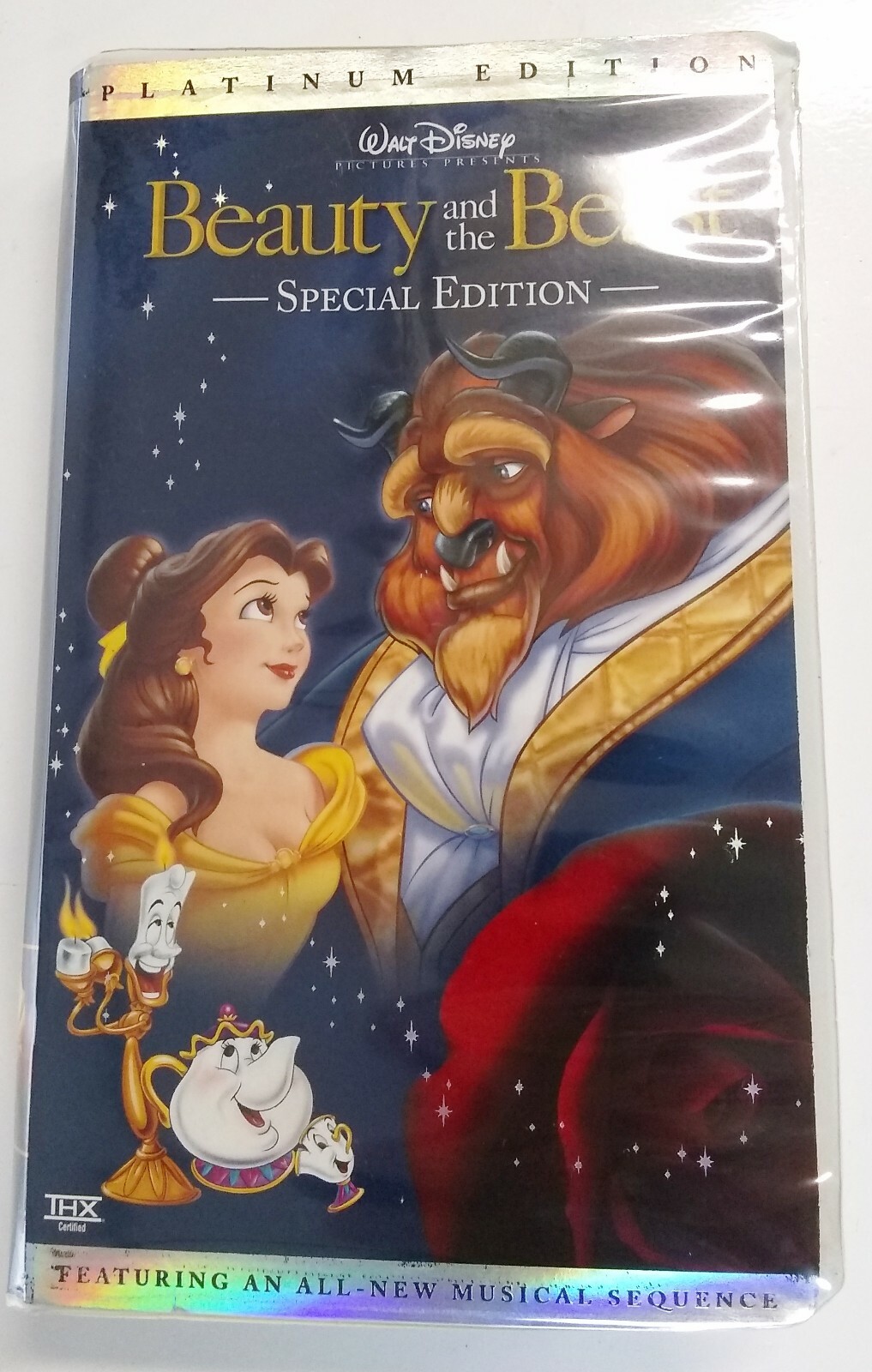 Disney Beauty and the Beast (VHS, 2002, Platinum Edition) 786936172980