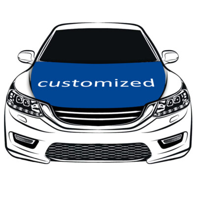 Custom Car Hood Cover 3.3X5FT Elastic Fabrics Can be Washed,Car Bonnet